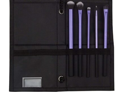 FOK Set of 5Pc Eye/Lips Makeup Brush Kit Eye Look Enhancer Brush For Eyeshadow,Eyeliner,Lipstick and Lipliner.