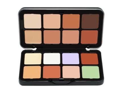 Fashion Colour Glamorous Full Coverage Concealer Corrector Contour Palette | Creamy texture Moisturizing & Lasting | Easy To Blend & Lightweight Concealer For Face Makeup (32gm)