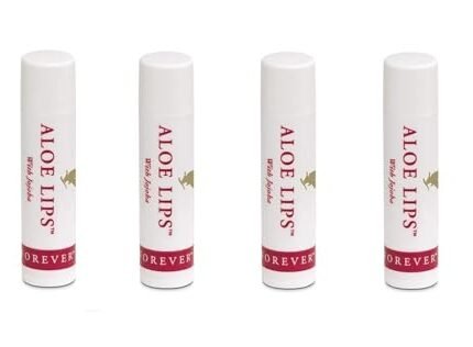 Forever Living Aloe Lips with Aloe Vera and Jojoba (Pack of 4)