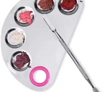 Glamezone Foundation Makeup Mixing Palette, Makeup Palette with Spatula Pack of 1