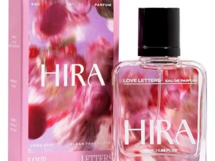 HIRA Love Letters Perfume for Woman | Eau de Parfum | Fruity Floral & Vanilla Scent | Long Lasting Perfume for Women | Gifts for Woman | Birthday Gifts for Women | 50ml