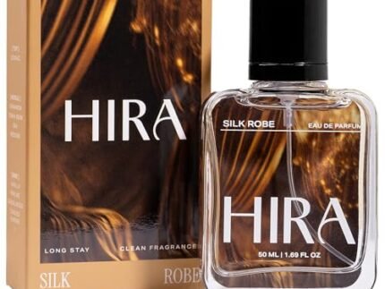 HIRA Silk Robe Perfume for Women | Perfume for Women Long Lasting Smell | Best Women Perfume with Cognac & Vanilla Notes | Warm & Sensual Evening Fragrance | 50ml Eau De Parfum for Women