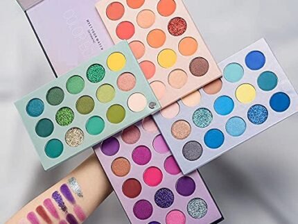 HUDA GIRL Beauty 60 Shades Color Board Eyeshadow Palette – Matte, Shimmer And Glitters Eye Shadow Makeup Kit For Girls, Multi