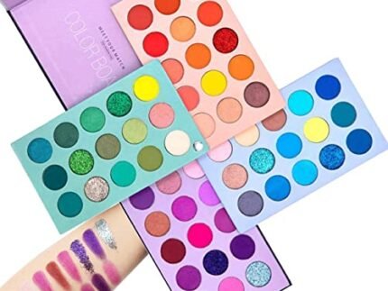 HUDA GIRL Eyeshadow Palette, Makeup Book for Women & Girls: Complete Eye Shadow Palette with 60 Shades – Matte, Shimmer, and Glitters for Everyday or Special Occasion All in One Makeup Palette