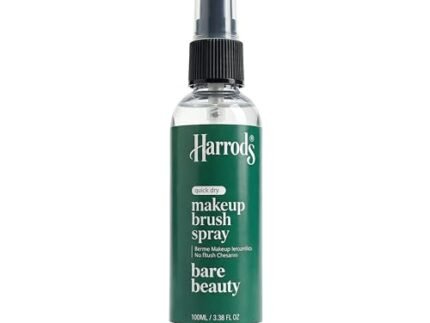 Harrods Quick-Drying Makeup Brush Cleaner Spray 100ml– Best Makeup Brush Cleaner for Deep Clean, No-Wash Formula – Ideal for Brushes, Sponges, and Face Cleanser Brushes