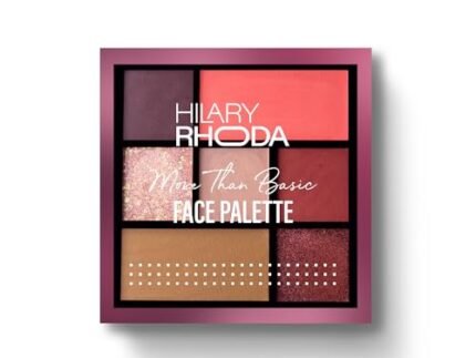 Hilary Rhoda More Than Basic Face Palette | With Blushes, Shimmer Highlighters & Eyeshadows | Highly Pigmented & Long Lasting Face Palette |10.5g (Pinkalicious – Shade 03)