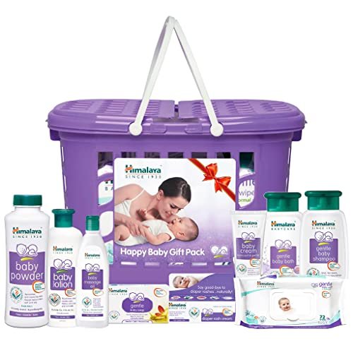 Himalaya Baby Basket Gift Pack (Violet)- Pack of Combo Himalaya Baby Basket Gift Pack (Violet)- Pack of Combo