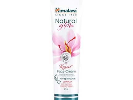 Himalaya Natural Glow Face Cream with Kesar & Vit E | For Non-greasy Even-toned & Radiant Skin| Phyto-vitamin formula with UV protection| Reduce Dark spots in 6 weeks |Clinically-tested & Paraben Free