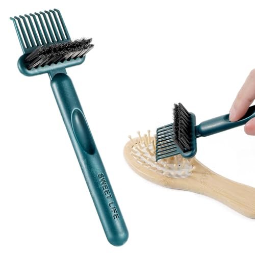 INSIME 2 in 1 Premium Hair brush cleaner | Comb cleaner brush tool Hairbrush Cleaner | Effective hair cleaning brush comb for easily Removing Hair and Dust from combs and brushes INSIME 2 in 1 Premium Hair brush cleaner | Comb cleaner brush tool Hairbrush Cleaner | Effective hair cleaning brush comb for easily Removing Hair and Dust from combs and brushes