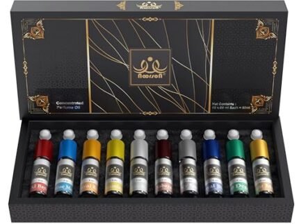 Ibadat 10x6ml | Non-Alcoholic Attar Liquid Floral Perfume For Men & Women | Liquid Attars Collection|Long Lasting Fragrance| Unique Scents (pack of 10)