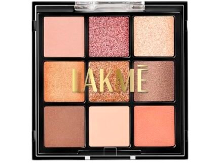 LAKMÉ Powder 9 in 1 Eyeshadow Sunkissed 11.7g – Matte, Shimmer and Metallic