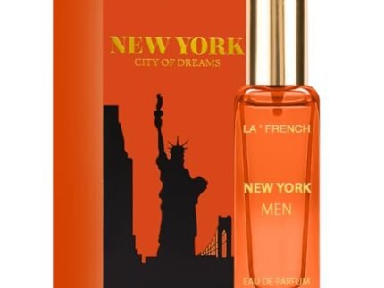 La French New York Eau de Parfum – 20ml Unisex Perfume for Men and Women | Intense Long Lasting Perfume | Fresh, Spicy Aqua Notes | Premium Fragrance Scent EDP | Best Gift Perfume for Man and Woman.