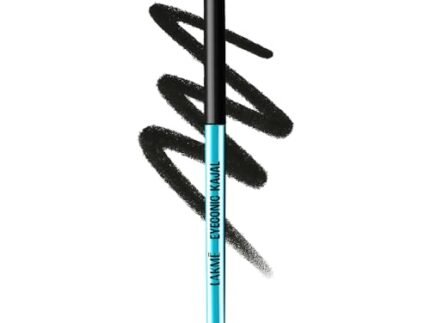 Lakme 9-5 Eyeconic Kajal, Deep Black, Smudgeproof and Waterproof that lasts upto 24H, for 2x dark pigment, 0.35g