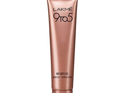 Lakme 9 to 5 Weightless Mousse Foundation Mini|| Beige Vanilla|| Natural Matte Finish Cream Foundation – Long Lasting Full Coverage Face Makeup|| 6 g