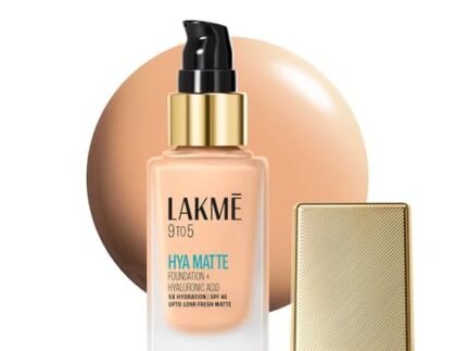 Lakme 9to5 Hya Matte Foundation + Hyaluronic Acid Cool Ivory – 25ml