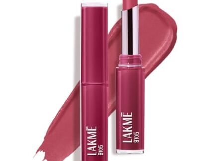 Lakme 9to5 Lip Tattoo Matte Slim Stick, Maroon Mix, 2g, for Intense Color and Full Coverage, with Bakuchiol and Vitamin E, Smudgeproof and Waterproof, Long-Lasting Lipstick for Women