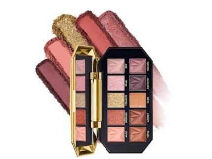 Lakme Be-Jewel Multichrome Eyeshadow Palette |10 Rich Shades | Velvety Mattes, Gleaming Shimmers, Marble Tones and High-Impact Foils | – Gilded Glow 12g