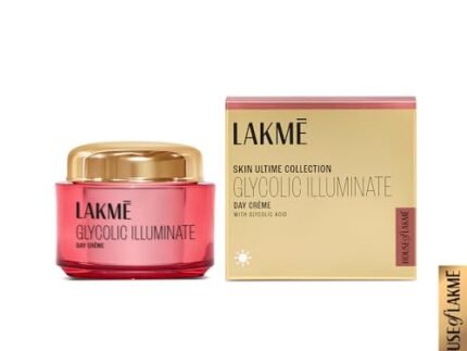 Lakme Glycolic Illuminate Day Cream 50 g| Skin Cell Regeneration Cream & Reveals Even Toned Skin with Glycolic Acid