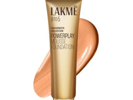 Lakme Powerplay Mousse Foundation Mini, Matte Finish, Full coverage, Lightweight, Long Lasting Face Makeup,Rose Ivory,9g