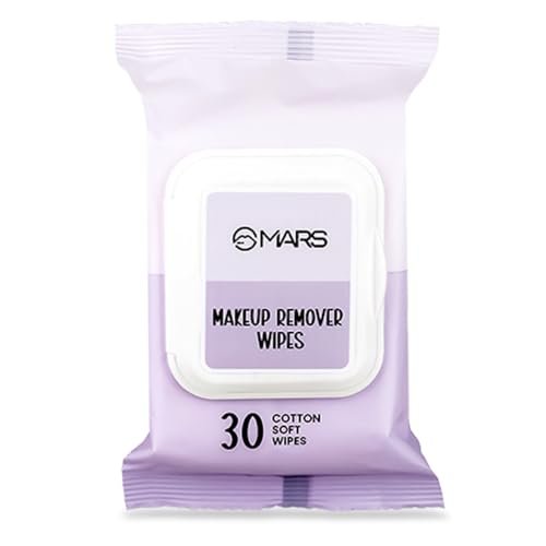 MARS Makeup Remover Wet Wipes for Face | 30 Cotton Soft Wipes | Hydrating & Refreshing | Enriched with Green Tea & Aloe Vera Extract | Soothing & Maintains pH Balance | Gentle on Skin MARS Makeup Remover Wet Wipes for Face | 30 Cotton Soft Wipes | Hydrating & Refreshing | Enriched with Green Tea & Aloe Vera Extract | Soothing & Maintains pH Balance | Gentle on Skin