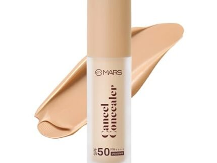 MARS SPF50 PA++++ Cancel Concealer with Radiant Natural Finish (6.0 ml) (05-SANDSTONE) | Lightweight | Medium to High Coverage | Long-Lasting & Multi-Purpose | Crease Resistant