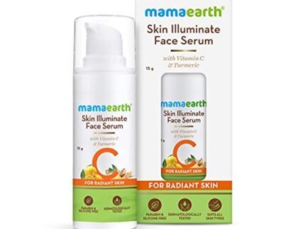 Mamaearth Skin Illuminate Face Serum for Radiant Skin with Vitamin C and Turmeric – 15 g | Highly Potent Vitamin C | Gives A Radiant Glow