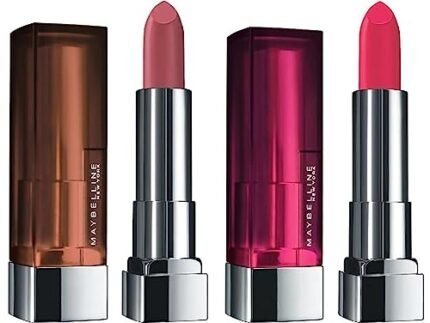 Maybelline New York Color Sensational Creamy Matte, 630 Flaming Fuchsia, 3.9g with FREE Color Sensational Creamy Matte 660 Touch of Spice