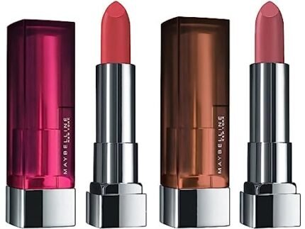 Maybelline New York Color Sensational Creamy Matte, 660 Touch of Spice, 3.9g with FREE Color Sensational Creamy Matte 671 Heated Pink