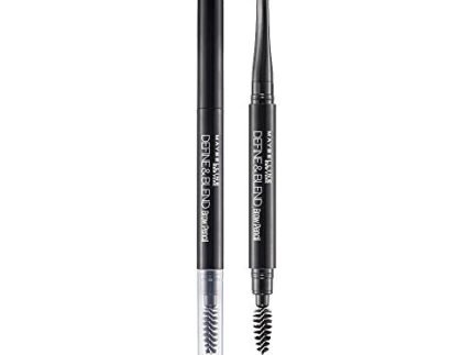 Maybelline New York Define and Blend Brow Pencil for Perfect Brows, Precise Defining Tip, Define and Blend Brow Pencil is Compact and Easy to Use Eyebrow Pencil – Grey Brown|0.16gm