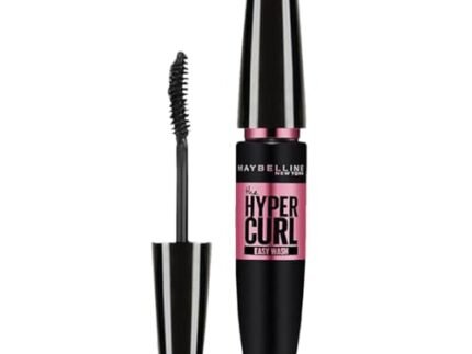 Maybelline New York Hypercurl Mascara,Highly Pigmented Colour, Long-lasting, Washable, Black 9.2ml