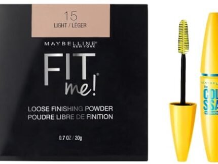 Maybelline New York Loose Finishing Powder & Maybelline New York Mascara Combo