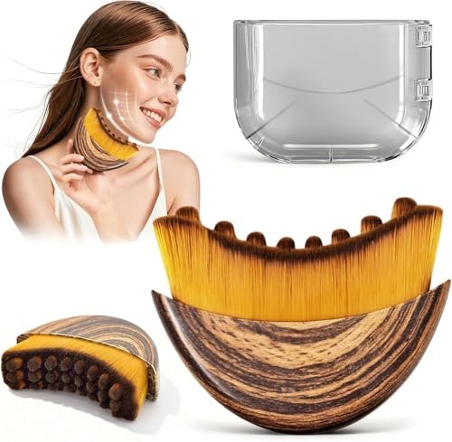 New Contour Face Brush, Dry Brushing Face Brush, GOAL ZONE Drainage Massager for Face, Neck & Face Sculpting, Portable Facial Tool, Fit The Skin,Reduce Puffiness for Daily Us, with Box (New Contour Brush) New Contour Face Brush, Dry Brushing Face Brush, GOAL ZONE Drainage Massager for Face, Neck & Face Sculpting, Portable Facial Tool, Fit The Skin,Reduce Puffiness for Daily Us, with Box (New Contour Brush)