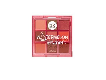 Nicka K Pop Neon Nine Color Palette – Watermelon Splash, Watermelon Splash, 8 g Shimmery Finish