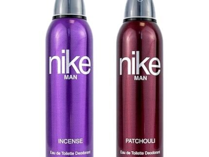 Nike Incense & Patchouli Deodorant Spray For Men – Dual Pack (200Ml Each) | Long-Lasting, Bold Fragrance, Deos For Men,Assorted