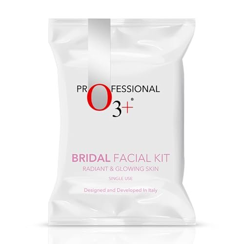 O3+ Bridal Facial Kit for Radiant & Glowing Skin with Hyaluronic Acid, Glycolic Acid and Niacinamide – Ideal for All Skin Types (60g+69ml) O3+ Bridal Facial Kit for Radiant & Glowing Skin with Hyaluronic Acid, Glycolic Acid and Niacinamide – Ideal for All Skin Types (60g+69ml)
