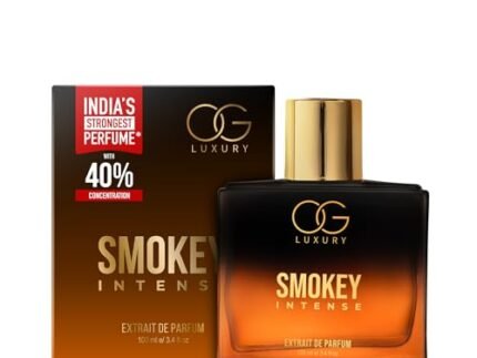 OG Luxury India's First & Strongest Perfume Smokey Intense Extrait De Parfum | Luxury Fragrances | Notes of Whiskey, Oud & Cinnamon | Long lasting, Premium Perfume for Men | Gift for Men, 100 ML