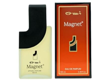 Ossa Magnet Apparel Perfume for Men and Women, 100ML With Lemon, Mandarin, Cardamom, Woody, Patchouli Notes|Long Lasting Fragrance |Premium Perfume|Timeless Classic for Every Occasion And All-Day