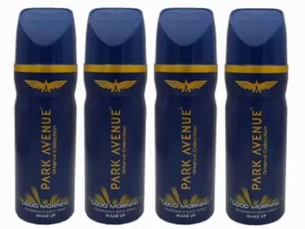 PARK AVENUE GOOD MORNING DEO PACK OF 4 Deodorant Spray – For Men & Women (600 ml, Pack of 4)