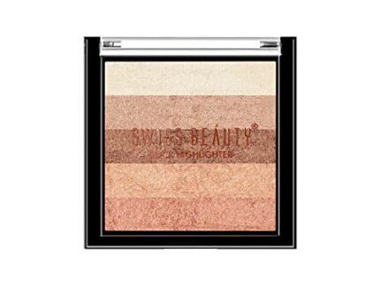 SWISS BEAUTY Brick Highlighter Palette, Face MakeUp, Multicolor-04, 7g