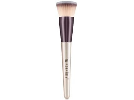 SWISS BEAUTY Powder Foudnation Blender Brush, Silver, 2 g