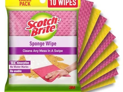 Scotch-Brite ,Multi-purpose , Easy to use kitchen cleaning Sponge Wipe (10 -Pieces)