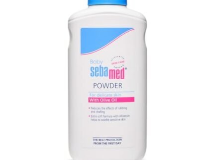 Sebamed Baby Powder| Olive Oil, Allantoin|Keeps newborn’s skin fresh|absorbs sweat|200 gm