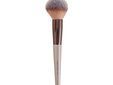 Swiss Beauty Compact Powder Brush, Silver