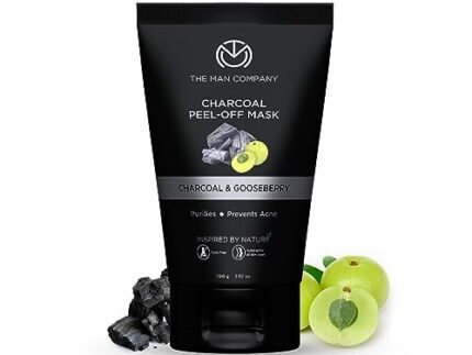 The Man Company Activated Charcoal Peel Off Face Mask for Man | Deep Cleansing | Blackhead/Whitehead & Dead Skin Removal | Paraben & Sulphate Free – 100gm