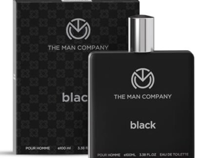 The Man Company Fresh Black Edt Perfume For Man - 100Ml | Premium Long-Lasting Fragrance | Perfume Gift for Friend | Anniversary Fragrance Gift | Valentine Gift For Man