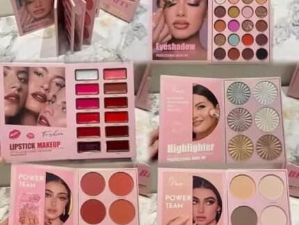 UTRUST Multipurpose 5 in 1 makeup book Eyeshadow & FACE & LIPS MULTI - COLOR MAKEUP PALETTE All in one makeup book palette (Beauty eyes all in one)