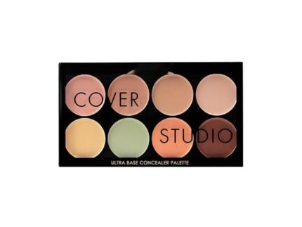 Ultra Base Radiant Concealer Cream Palette, Light Weight Multi-Purpose Color Corrector, 19G | (Shade-03)