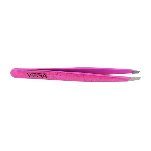 Vega All That Glitter Tweezer Slant Tip, Pink, 19 g Vega All That Glitter Tweezer Slant Tip, Pink, 19 g
