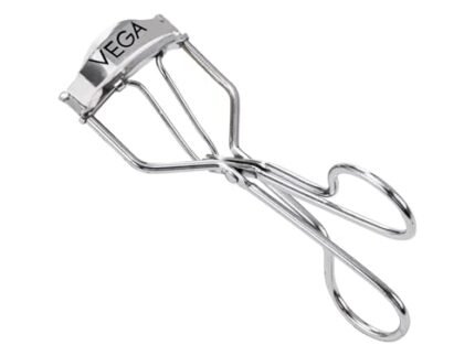 Vega Eyelash Curler for Women | Professional Stainless Steel Eye Lash Curler with Soft Grip Handles | Long-Lasting Curl Effect | Beauty Makeup Tool | Travel-Friendly Makeup Tool (EC-01)
