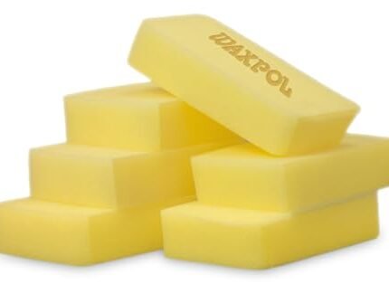 Waxpol Soft Foam Applicator Sponge (Pack of 6) for Car Polish & Wax Application